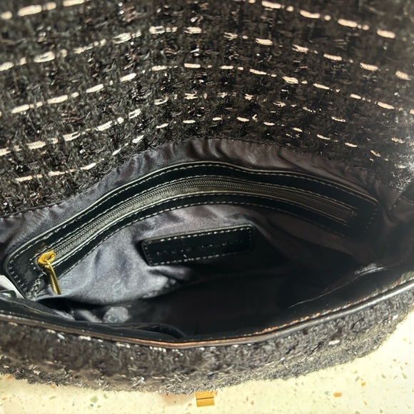 Steve Madden BTerra-T Quilted Fabric Chain Handbag‎ with Padlock Closure - Picture 15 of 16